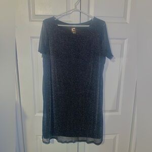 Silver / black sparkly dress - XXL - Reitmans (Rock & Shine line)
